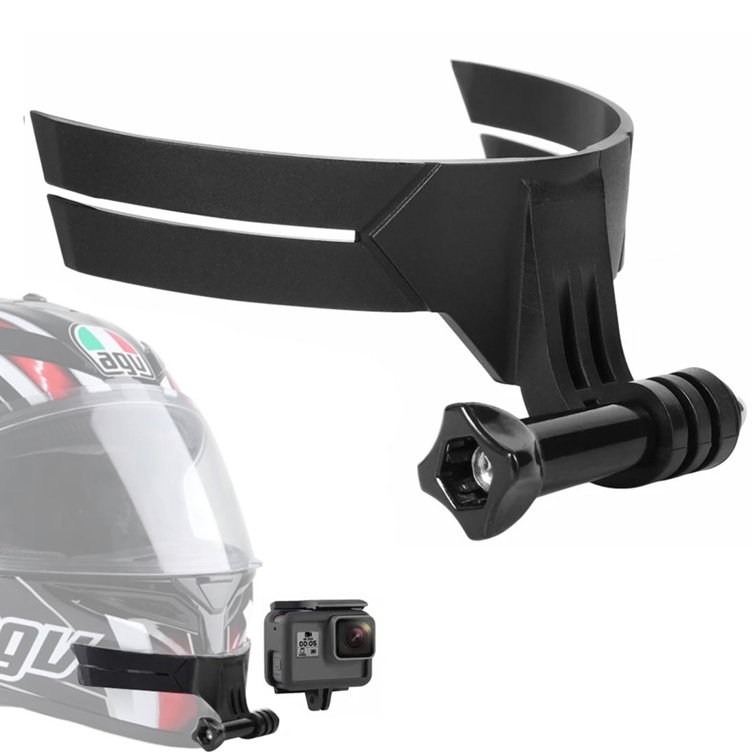 MOTOSİKLET KASK ÇENE YAPIŞTIRICILI AKSİYON KAMERA TUTUCU